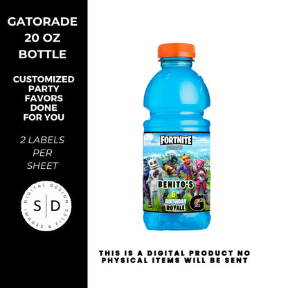 Fortnite Battle Royale Birthday Party Favors DFY