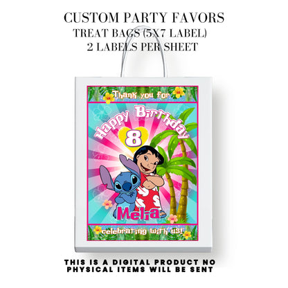 Lilo & Stitch Birthday Party DFY Favor Bundle