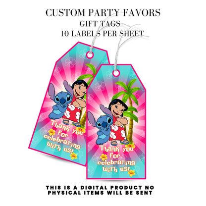 Lilo & Stitch Birthday Party DFY Favor Bundle