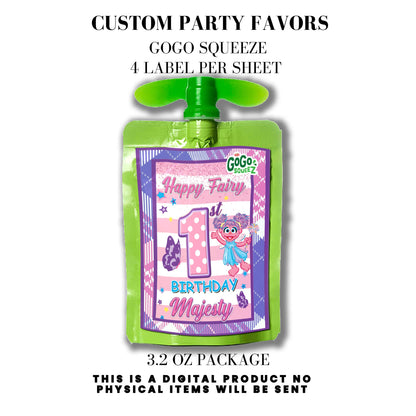 Fairy Abby Birthday Party Favors
