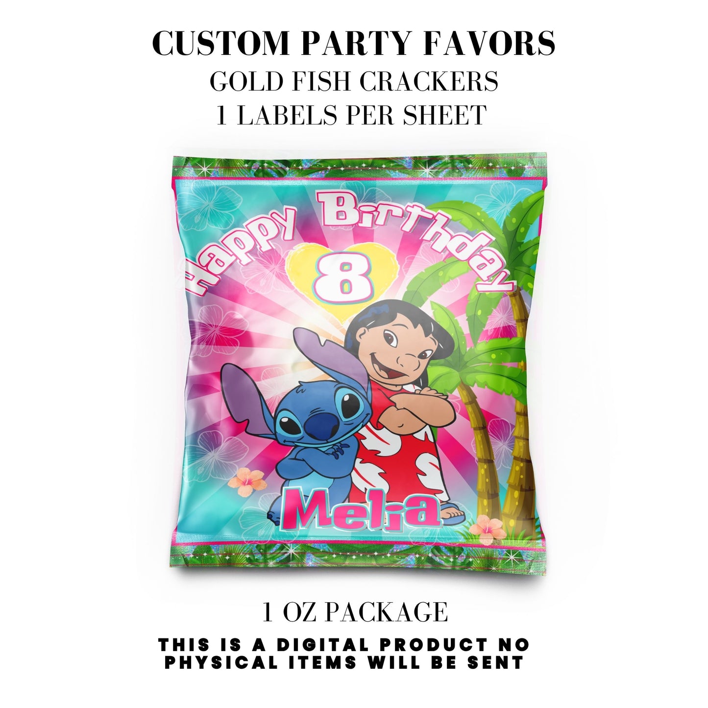 Lilo & Stitch Birthday Party DFY Favor Bundle