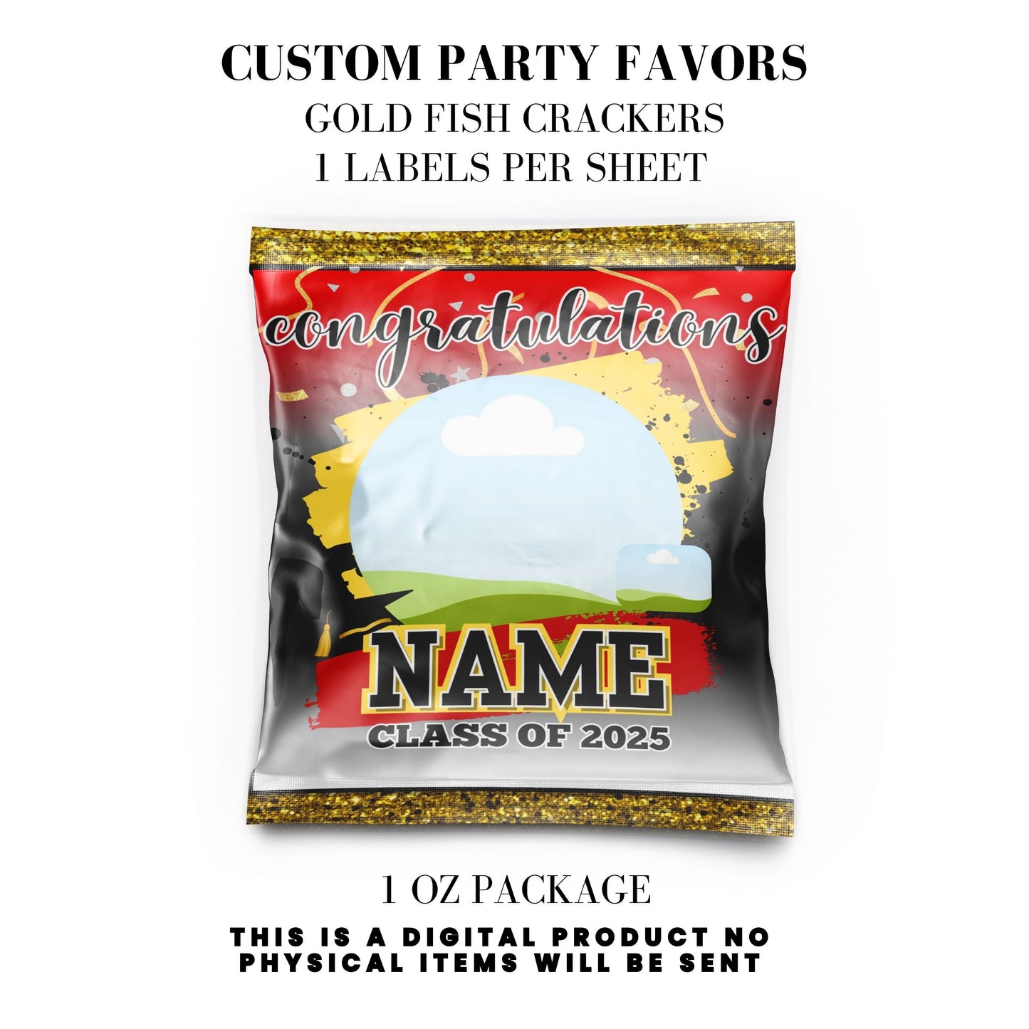 Class of 2025 Graduation Party Favor Canva Template Bundle 🎓✨