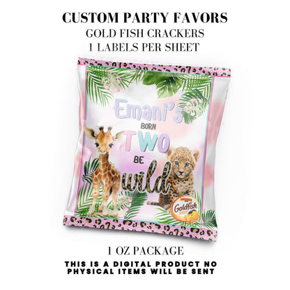 Born Two Be Wild Jungle Safari Birthday Party Favors DFY