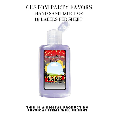 Class of 2025 Graduation Party Favor Canva Template Bundle 🎓✨