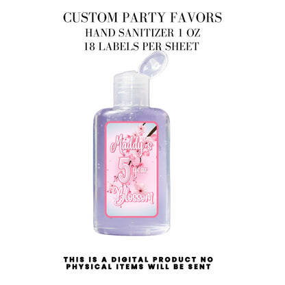 Cherry Blossom Party Printable Favor Designs DFY