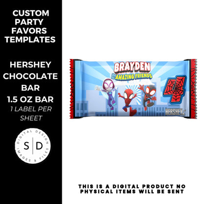 Spidey & Friends Birthday Party Favors DFY