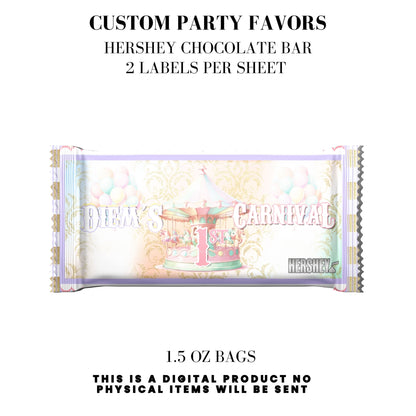 Pastel Carnival Birthday Party DFY Favor Bundle