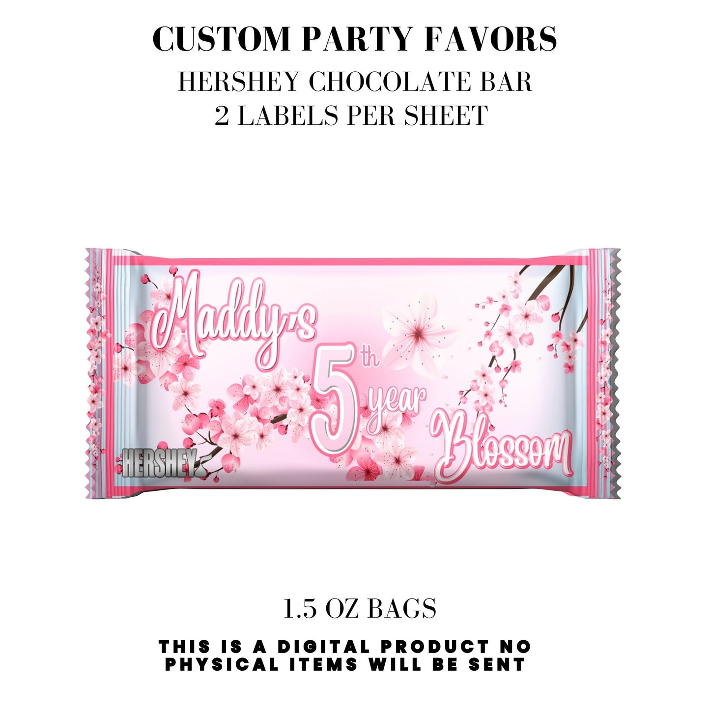 Cherry Blossom Party Printable Favor Designs DFY