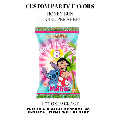 Lilo & Stitch Birthday Party DFY Favor Bundle