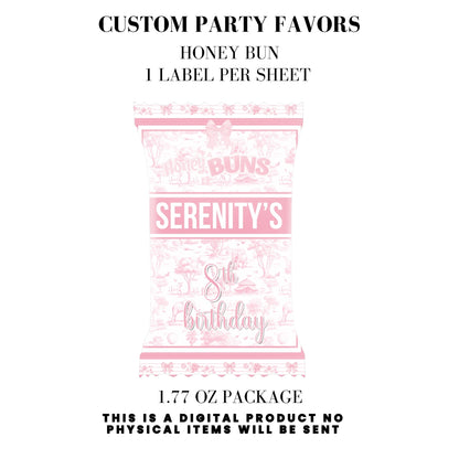Toile du Jouy Safari Party Printable Favor Designs DFY
