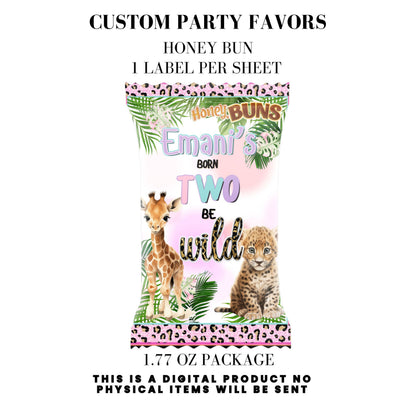 Born Two Be Wild Jungle Safari Birthday Party Favors DFY