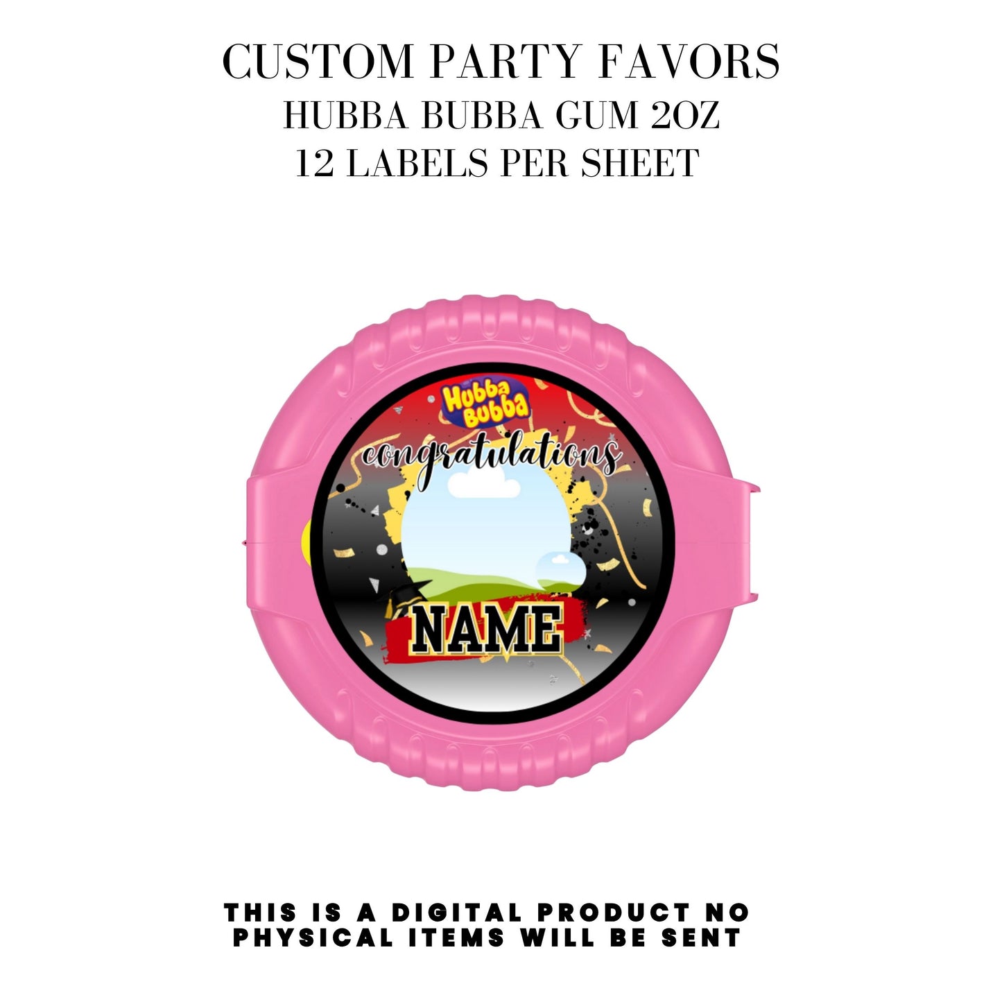 Class of 2025 Graduation Party Favor Canva Template Bundle 🎓✨