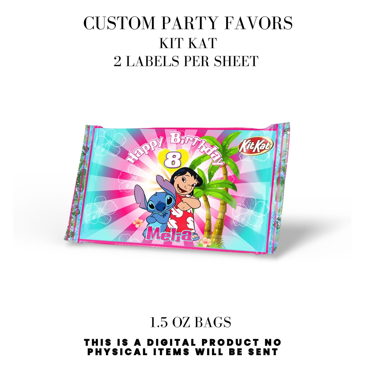 Lilo & Stitch Birthday Party DFY Favor Bundle