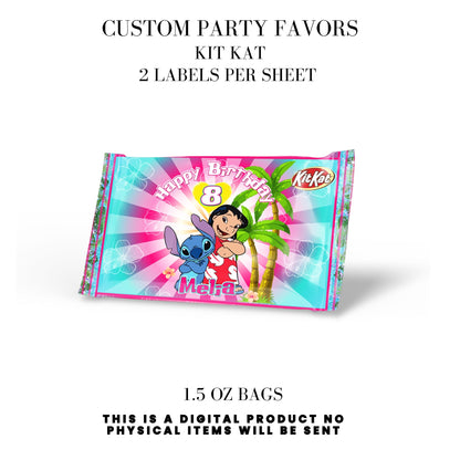 Lilo & Stitch Birthday Party DFY Favor Bundle