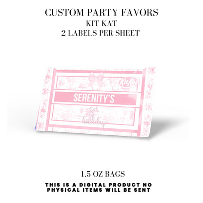 Toile du Jouy Safari Party Printable Favor Designs DFY