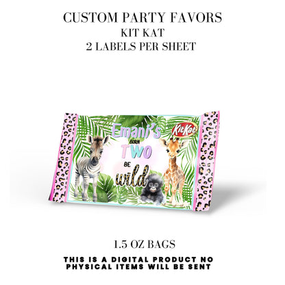 Born Two Be Wild Jungle Safari Birthday Party Favors DFY