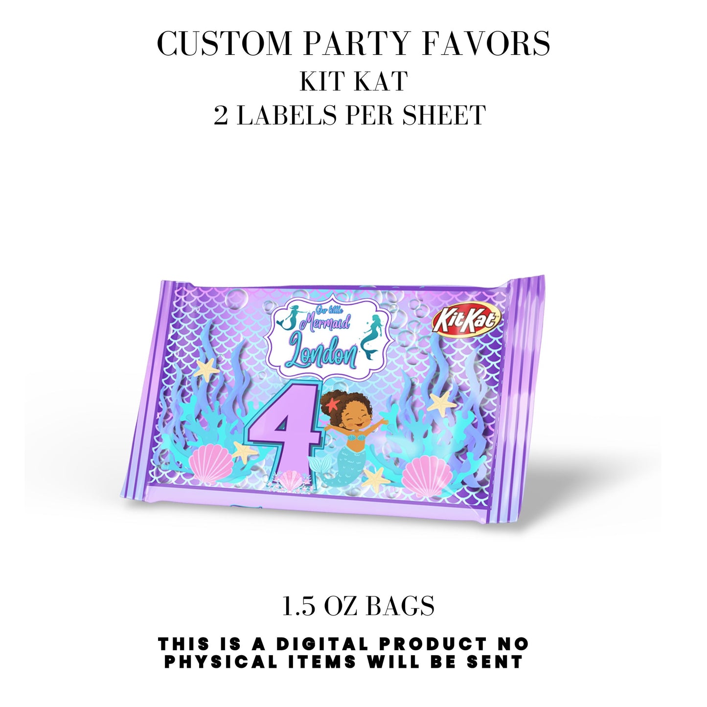Our Little Mermaid Birthday Party Favors DFY