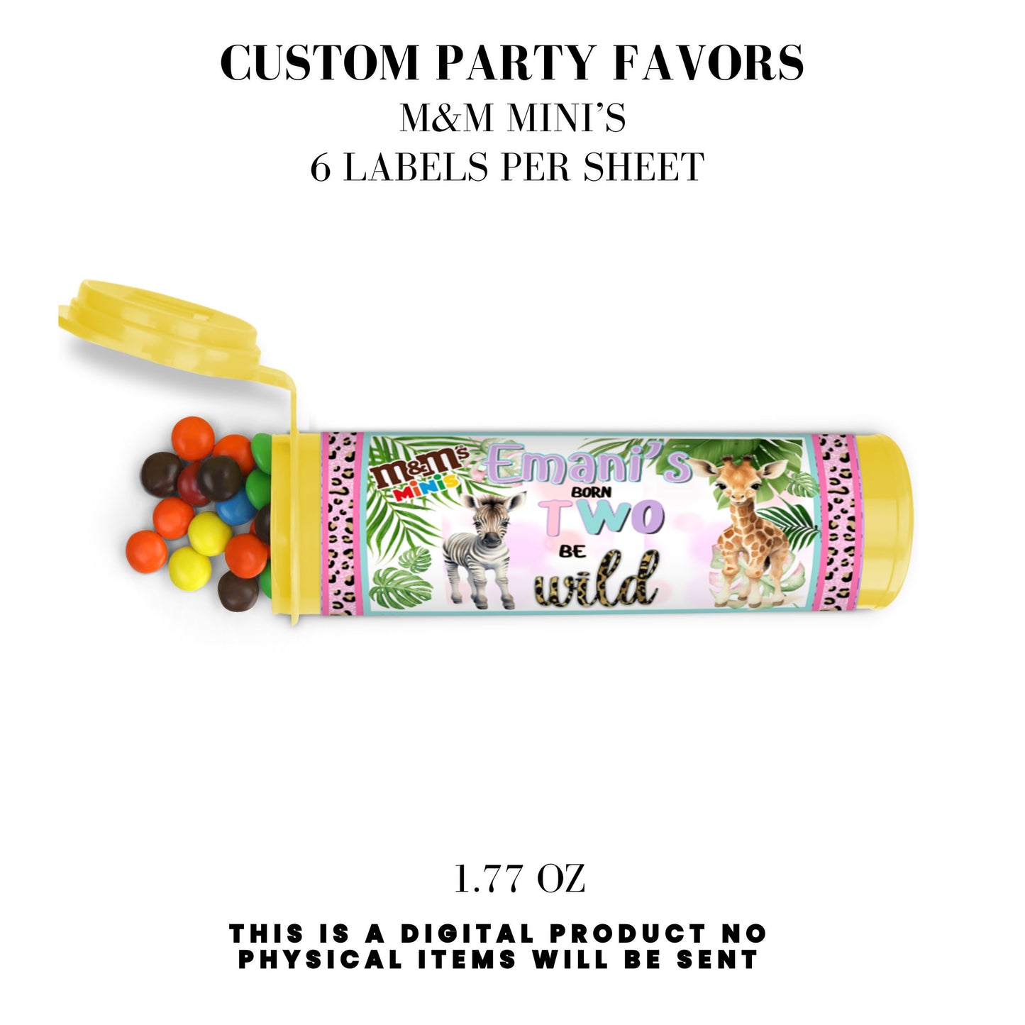Born Two Be Wild Jungle Safari Birthday Party Favors DFY