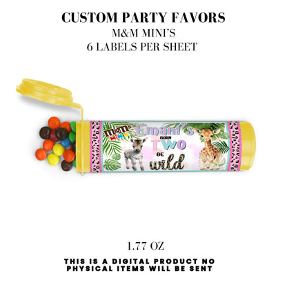 Born Two Be Wild Jungle Safari Birthday Party Favors DFY