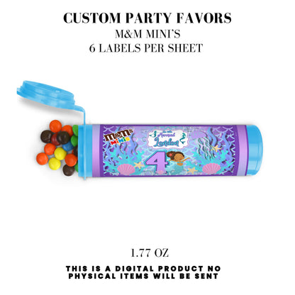 Our Little Mermaid Birthday Party Favors DFY