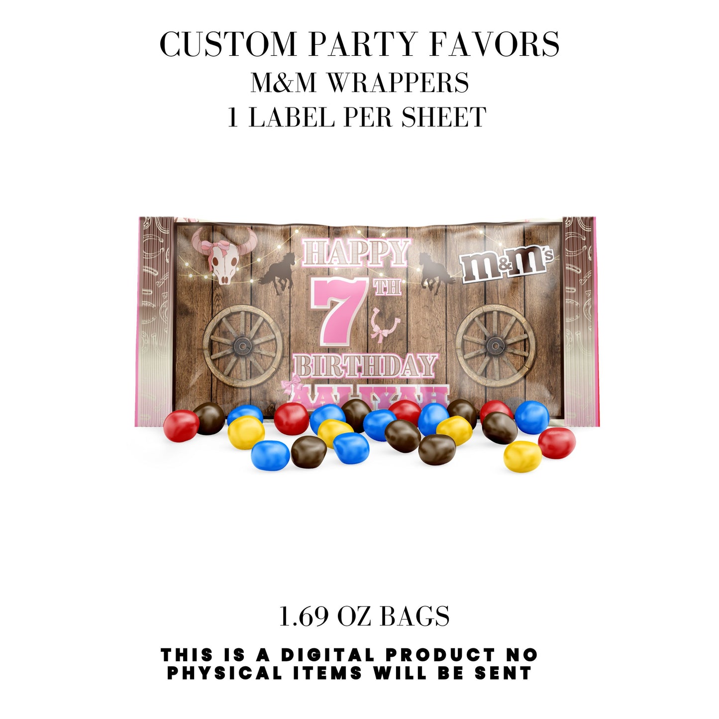 Cowgirl Rodeo Birthday Party Favors DFY