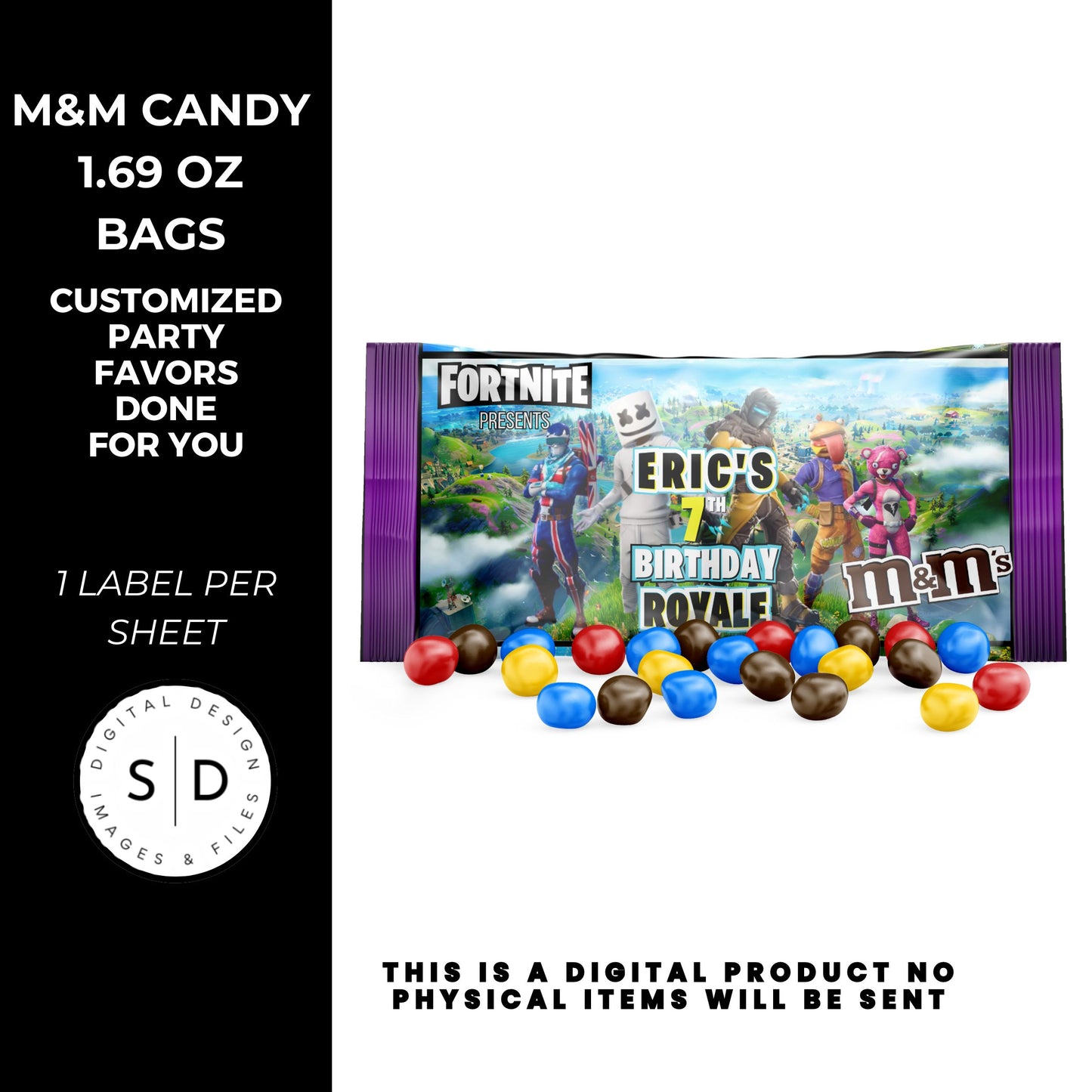 Fortnite Battle Royale Birthday Party Favors DFY