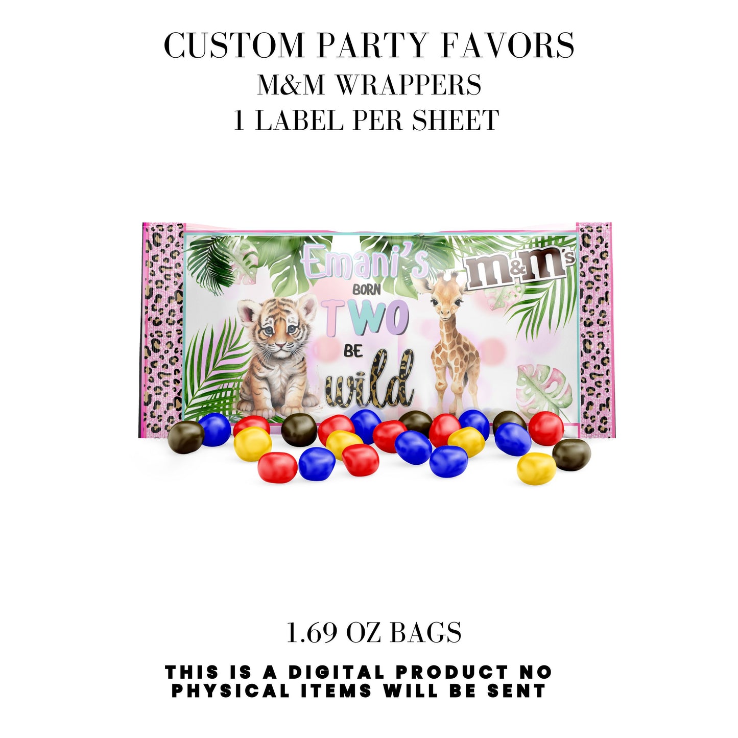 Born Two Be Wild Jungle Safari Birthday Party Favors DFY