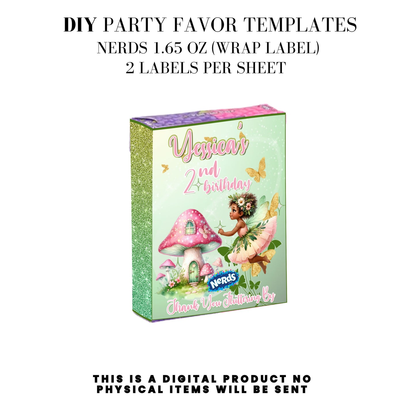 Fairy Garden Birthday Party Favors DFY