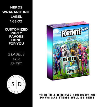 Fortnite Battle Royale Birthday Party Favors DFY