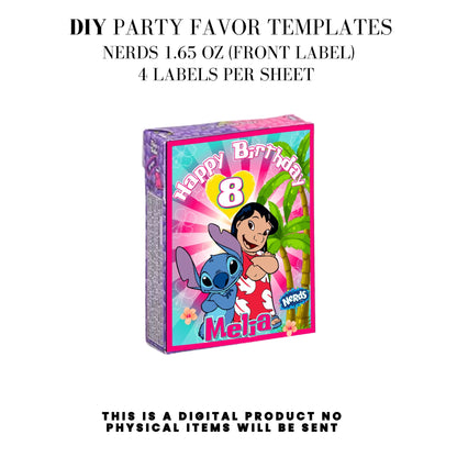Lilo & Stitch Birthday Party DFY Favor Bundle