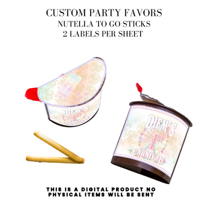 Pastel Carnival Birthday Party DFY Favor Bundle