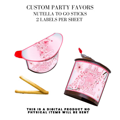 Cherry Blossom Party Printable Favor Designs DFY