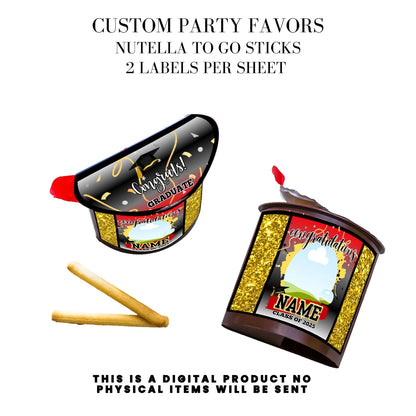 Class of 2025 Graduation Party Favor Canva Template Bundle 🎓✨