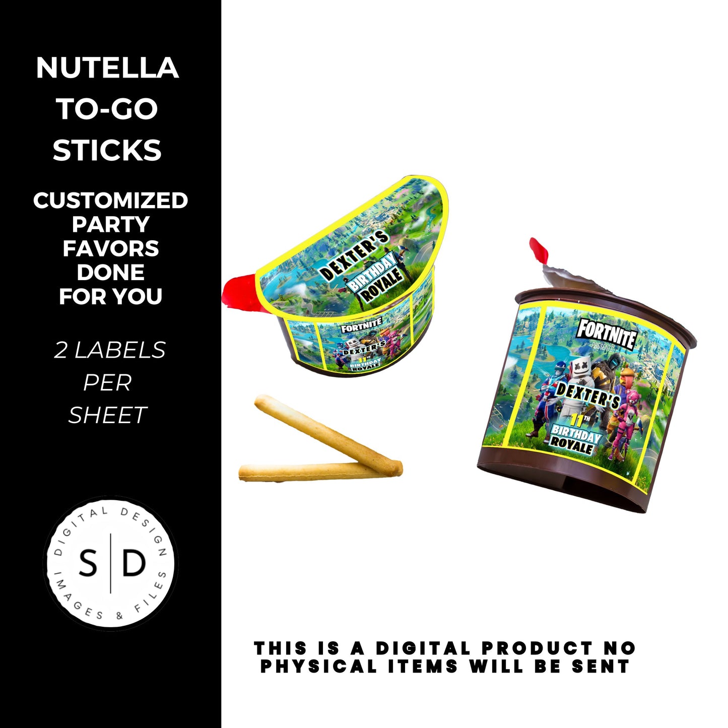 Fortnite Battle Royale Birthday Party Favors DFY