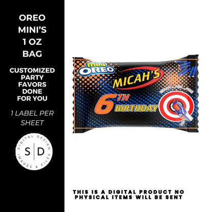 Nerf Ready Aim Fire Birthday Party Favors DFY