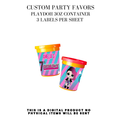 LOL Dolls Birthday Party Favors DFY