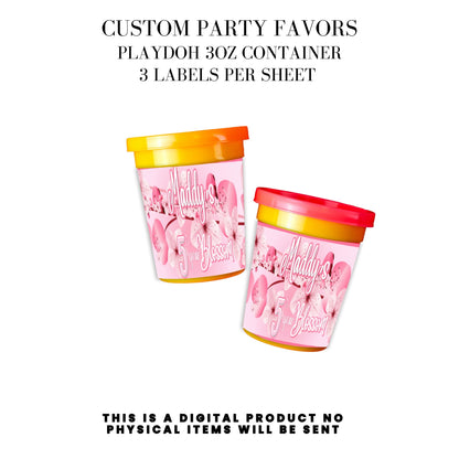 Cherry Blossom Party Printable Favor Designs DFY