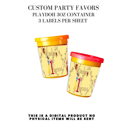 Snow White Party Favor Templates Bundle