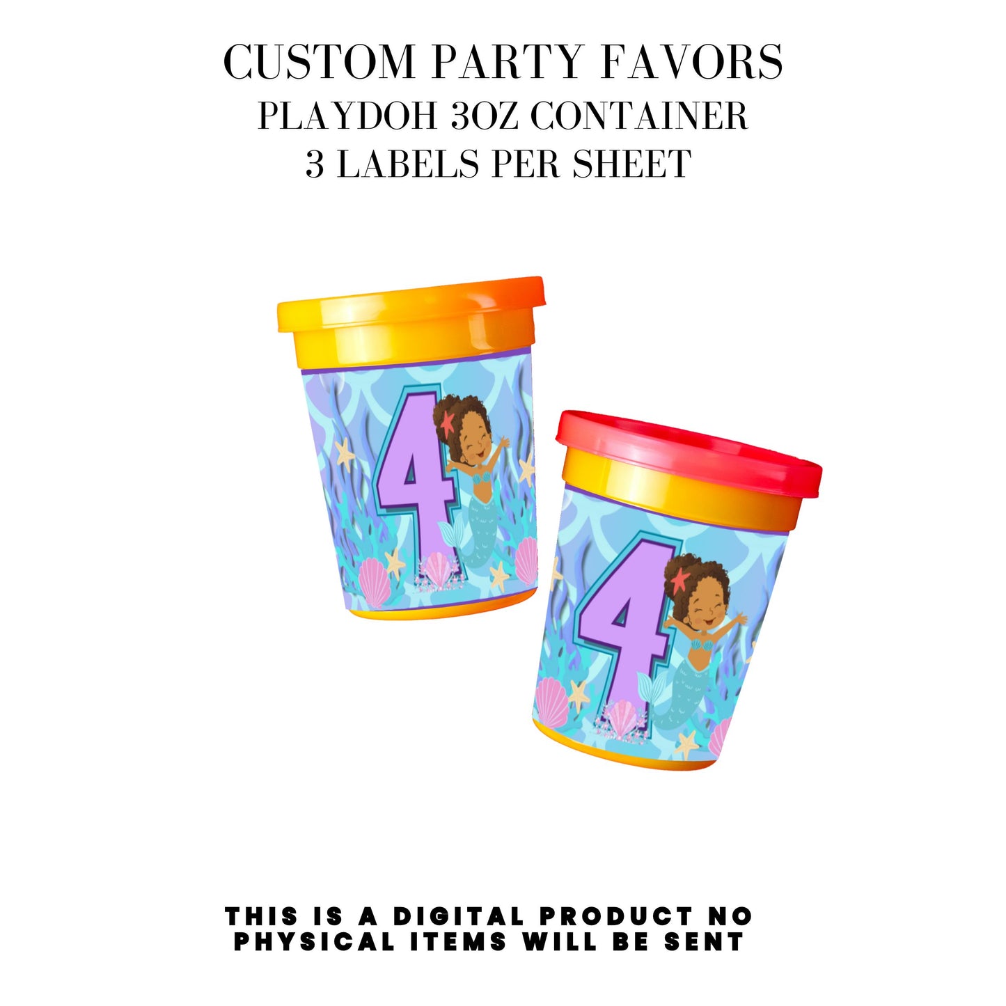 Our Little Mermaid Birthday Party Favors DFY