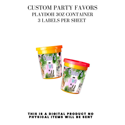 Born Two Be Wild Jungle Safari Birthday Party Favors DFY