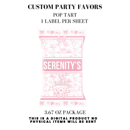 Toile du Jouy Safari Party Printable Favor Designs DFY