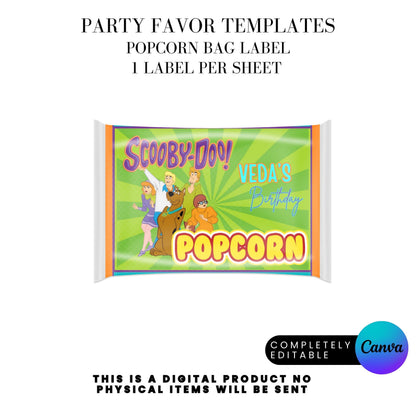 Mystery Team Birthday Party Favor Templates Bundle