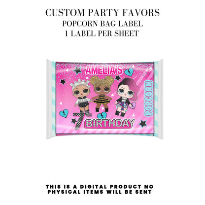LOL Dolls Birthday Party Favors DFY