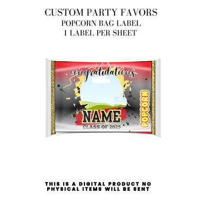Class of 2025 Graduation Party Favor Canva Template Bundle 🎓✨