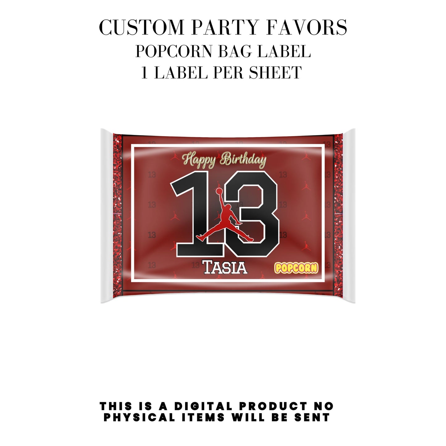 Jumpman Jordan Party Favors DFY