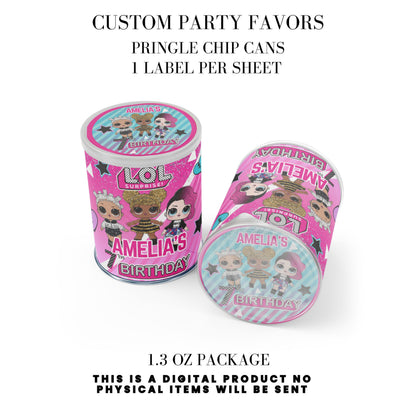 LOL Dolls Birthday Party Favors DFY