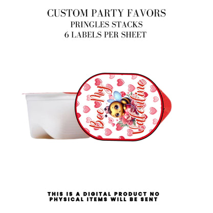 Bee My Valentine Party Favors Templates Bundle