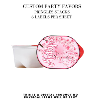 Cherry Blossom Party Printable Favor Designs DFY