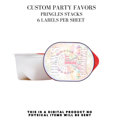 Pastel Carnival Birthday Party DFY Favor Bundle