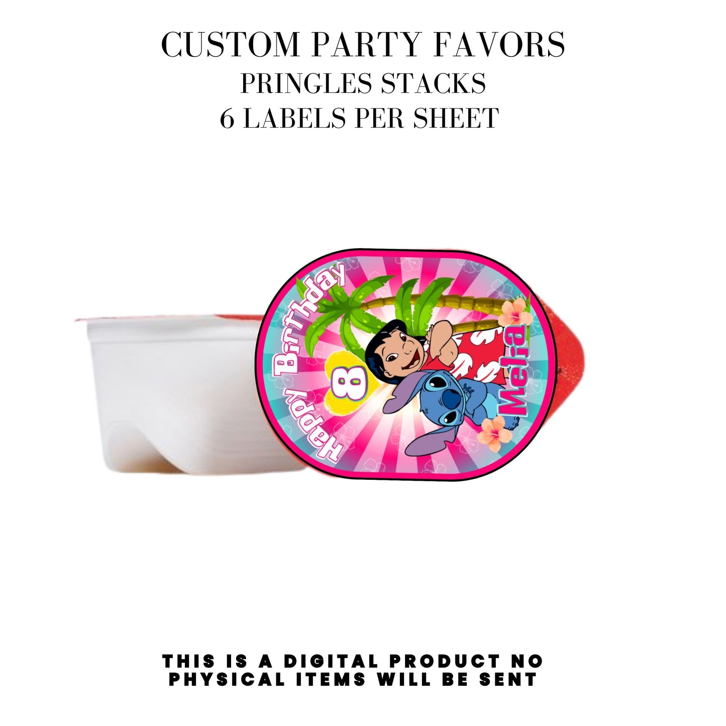 Lilo & Stitch Birthday Party DFY Favor Bundle
